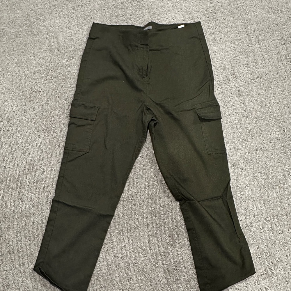 Maurices Dark Olive Cropped Pants